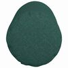vidaXL Coussins d'accent 2 pcs Vert fonc&eacute; &Oslash; 25 x 70 cm tissu