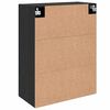 vidaXL Armoire Murale Montage mural 2 pcs Ch&ecirc;ne noir 69,5 x 34 x 90 cm