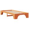 vidaXL Cadre de lit Brun cire 80 x 200 cm Pin massif