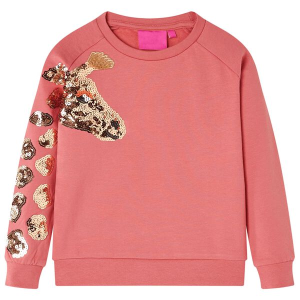 Sweatshirt pour enfants rose ancien 104