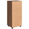 vidaXL Ensemble d'armoire de salle de bain TULUM Ch&ecirc;ne brun