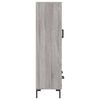 vidaXL Buffet haut sonoma gris 69,5x31x115 cm bois d'ing&eacute;nierie