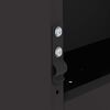 vidaXL Distributeur pour lapins Noir 64.5 x 25.5 x 45.5 cm