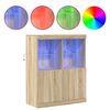 vidaXL Buffet ch&ecirc;ne sonoma 81x37x100 cm bois d'ing&eacute;nierie