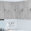 vidaXL Armoire de cuisine Kalmar Gris b&eacute;ton 57 x 57 x 100 cm