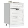 vidaXL Armoire de cuisine Kalmar blanc bois d'ing&eacute;nierie