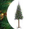 vidaXL Sapin de No&euml;l mince Vert 150 cm PVC et bois de pin massif