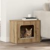 vidaXL Maison pour chat Ch&ecirc;ne artisan 51 x 30 x 42,5 cm