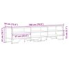 vidaXL Meuble TV ch&ecirc;ne fum&eacute; 180x34x41 cm bois d'ing&eacute;nierie