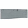 vidaXL Coussin de t&ecirc;te de lit Hanko gris clair 160 cm tissu
