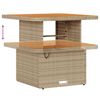 vidaXL Ensemble de canap&eacute; de jardin 8 pcs Beige Poly rotin