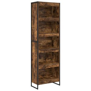 vidaXL Biblioth&egrave;que 60 x 30 x 189,5 cm Ch&ecirc;ne fum&eacute;
