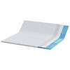 vidaXL Surmatelas Blanc 200 x 200 cm Tissu Jacquard
