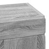 vidaXL Armoire murale de salle de bain avec &eacute;tag&egrave;re TULUM Gris Sonoma