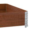 vidaXL Jardini&egrave;re marron 100x100 cm bois massif de pin