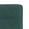 vidaXL Chaises &agrave; manger lot de 2 Vert fonc&eacute; Velours