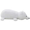 vidaXL Ours polaire en peluche Blanc