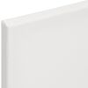 vidaXL Toiles &agrave; peindre 12 pcs blanc tissu et bois massif pin