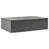 vidaXL Bo&icirc;te de rangement Tissu 70x40x18 cm Anthracite