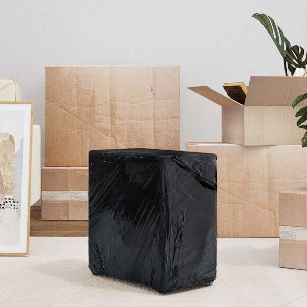 vidaXL Film &eacute;tirable 6 pcs noir 23 &mu;m 50 cm x 150 m