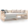 vidaXL Lit de jour sans matelas 90x190 cm bois de pin massif