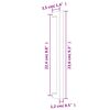 vidaXL Poign&eacute;es d'armoire 5 pcs argent&eacute; 224 mm acier inoxydable