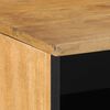 vidaXL Meuble TV marron 80x33x46 cm bois massif de manguier