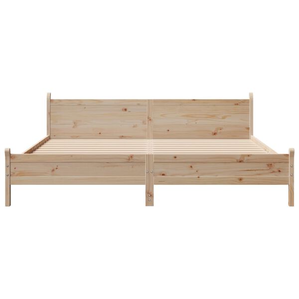 vidaXL Cadre de lit sans matelas 180x200 cm bois massif de pin