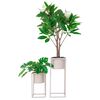 House Nordic Pots &agrave; fleurs 2 pcs Lena Beige gris