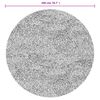vidaXL Tapis shaggy PAMPLONA poils longs moderne gris &Oslash; 200 cm