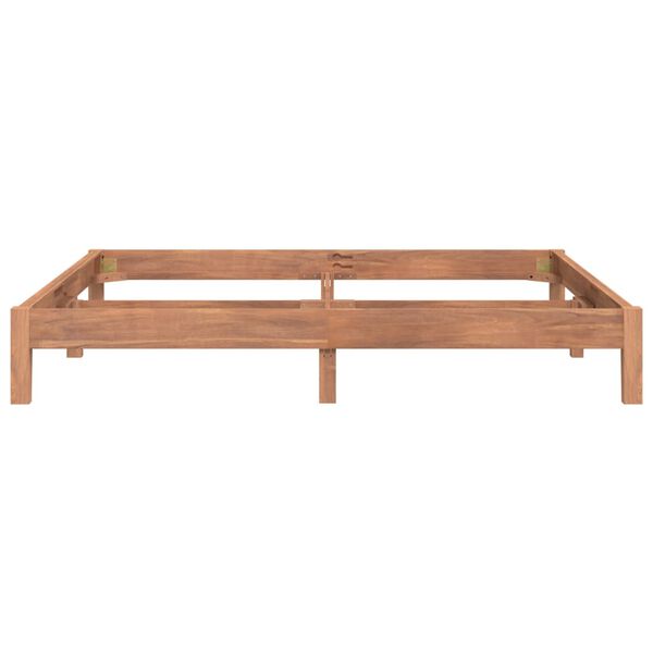 vidaXL Cadre de lit Bois de teck massif 200x200 cm