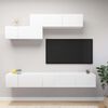 vidaXL Ensemble de meuble TV 6 pcs Blanc Bois d'ing&eacute;nierie