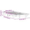 vidaXL Cadre de lit sans matelas 90x190 cm bois de pin massif