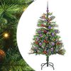 vidaXL Sapin de No&euml;l artificiel Vert 150 cm PVC et m&eacute;tal