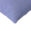 vidaXL Coussins de canap&eacute; 2 pcs Bleu 120 x 40 cm tissu