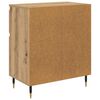 vidaXL Buffet Ch&ecirc;ne artisanal 60 x 35 x 70 cm Bois d'ing&eacute;nierie et fer