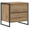 vidaXL Table de chevet avec tiroir Ch&ecirc;ne artisan 50 x 39,5 x 50 cm
