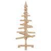 vidaXL Arbre de Noël en bois pour décoration 90 cm bois massif de pin