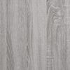 vidaXL Table de chevet murale Sonoma gris 50x30x47 cm