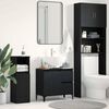 vidaXL Cabinet de salle de bain avec tiroir Chêne noir 65 x 33 x 60 cm