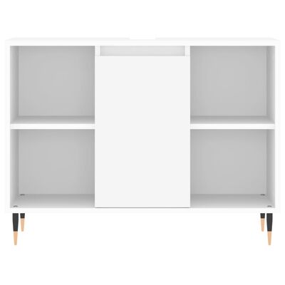vidaXL Armoire de salle de bain blanc 80x33x60 cm bois d'ingénierie