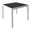 vidaXL Ensemble de Mobilier 5 pcs Noir et Blanc