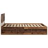vidaXL Cadre de lit Bois ancien 140 x 190 cm Pin massif
