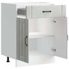 vidaXL Armoire de cuisine Lucca gris b&eacute;ton bois ing&eacute;nierie