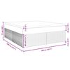 vidaXL Sommier &agrave; lattes de lit avec matelas Noir 180x200 cm Tissu