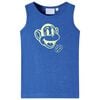 D&eacute;bardeur enfant m&eacute;lange bleu 92