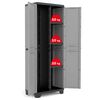 Keter Armoire de rangement polyvalente Stilo Gris et noir 173 cm