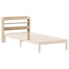 vidaXL T&ecirc;te de lit avec &eacute;tag&egrave;res 90 cm bois massif de pin
