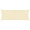 vidaXL Voile d'ombrage 160 g/m&sup2; Cr&egrave;me 2x5 m PEHD