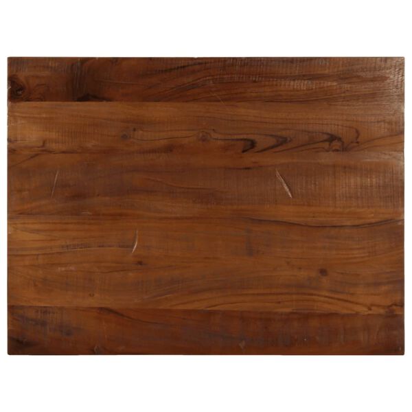 vidaXL Dessus de table 80x70x2,5 cm rectangulaire bois massif r&eacute;cup&eacute;r&eacute;
